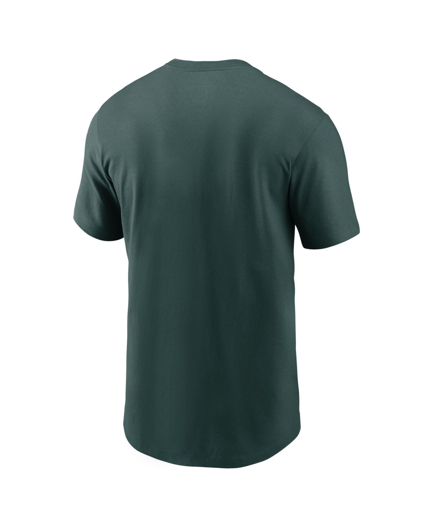 Мужская футболка Nike Green Michigan State Spartans Basketball Refresh — фото 2