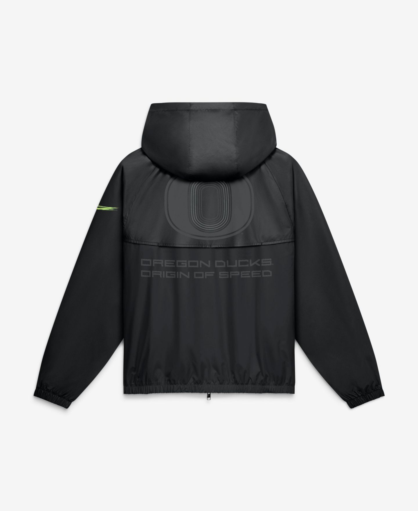 Мужская куртка Nike Black Oregon Ducks Origin of Speed Full-Zip Windrunner — фото 3