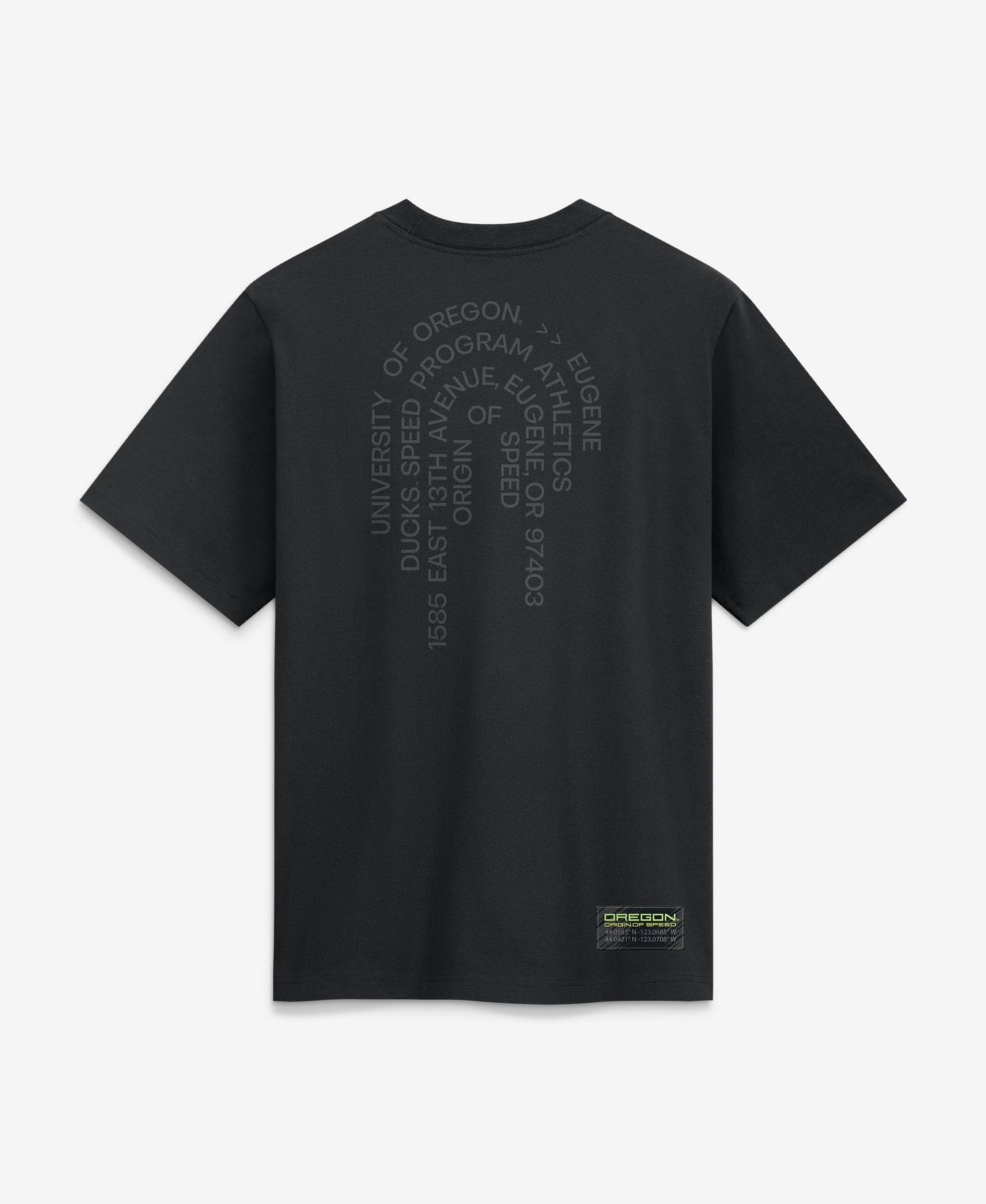Женская футболка Nike Black Oregon Ducks Origin of Speed Essential — фото 3