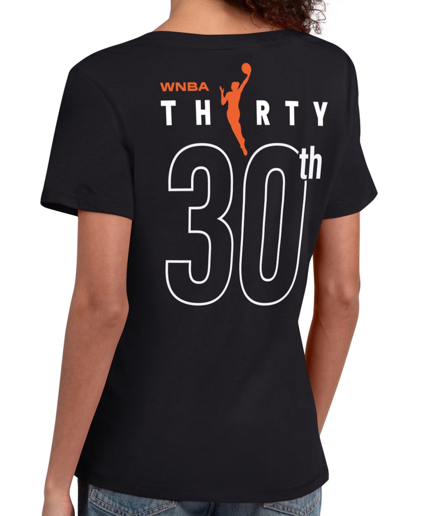Женская футболка Starter Black Las Vegas Aces WNBA 30th Anniversary Scoop Neck — фото 4