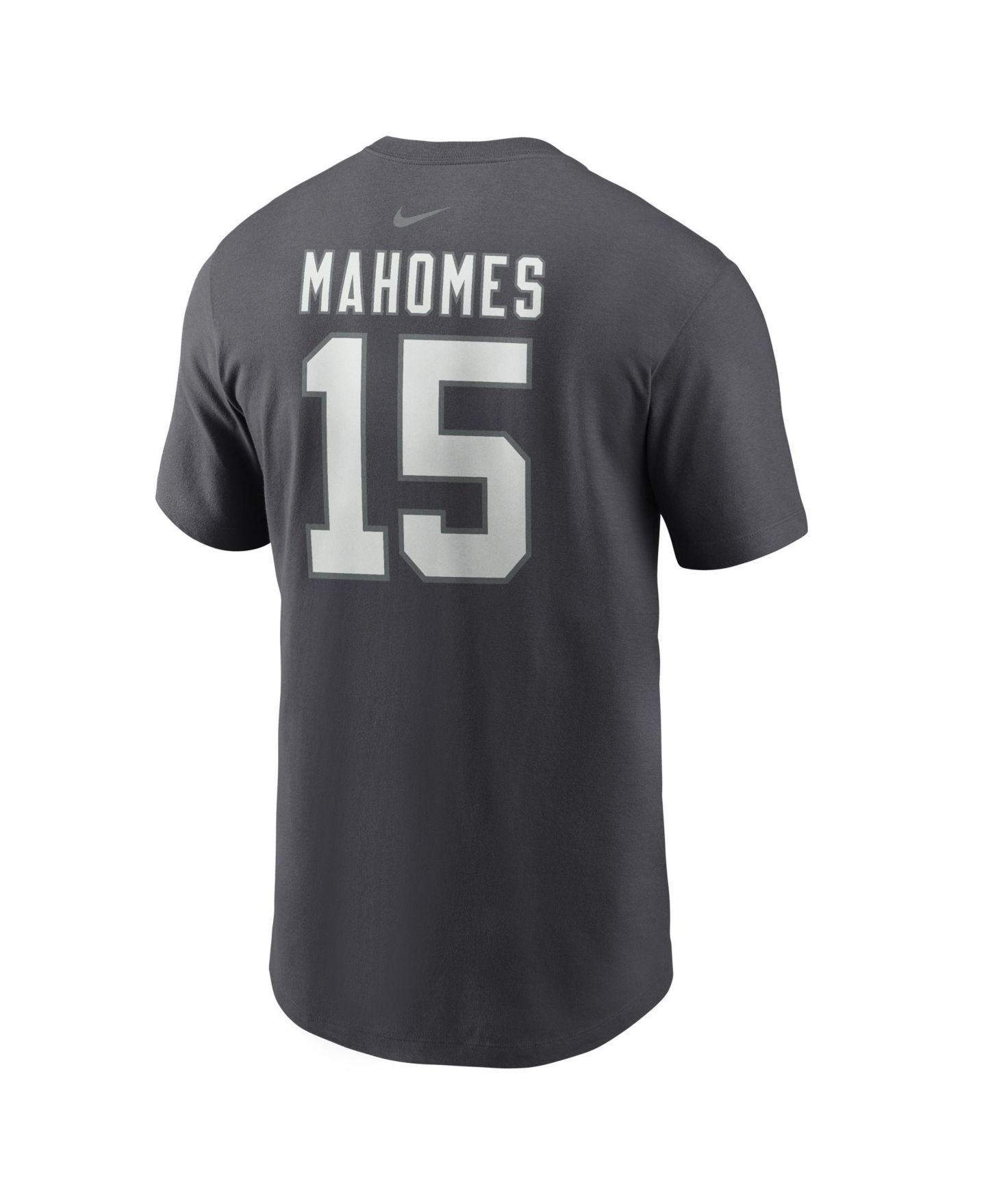 Мужская футболка Nike Patrick Mahomes Anthracite Kansas City Chiefs Name & Number — фото 5