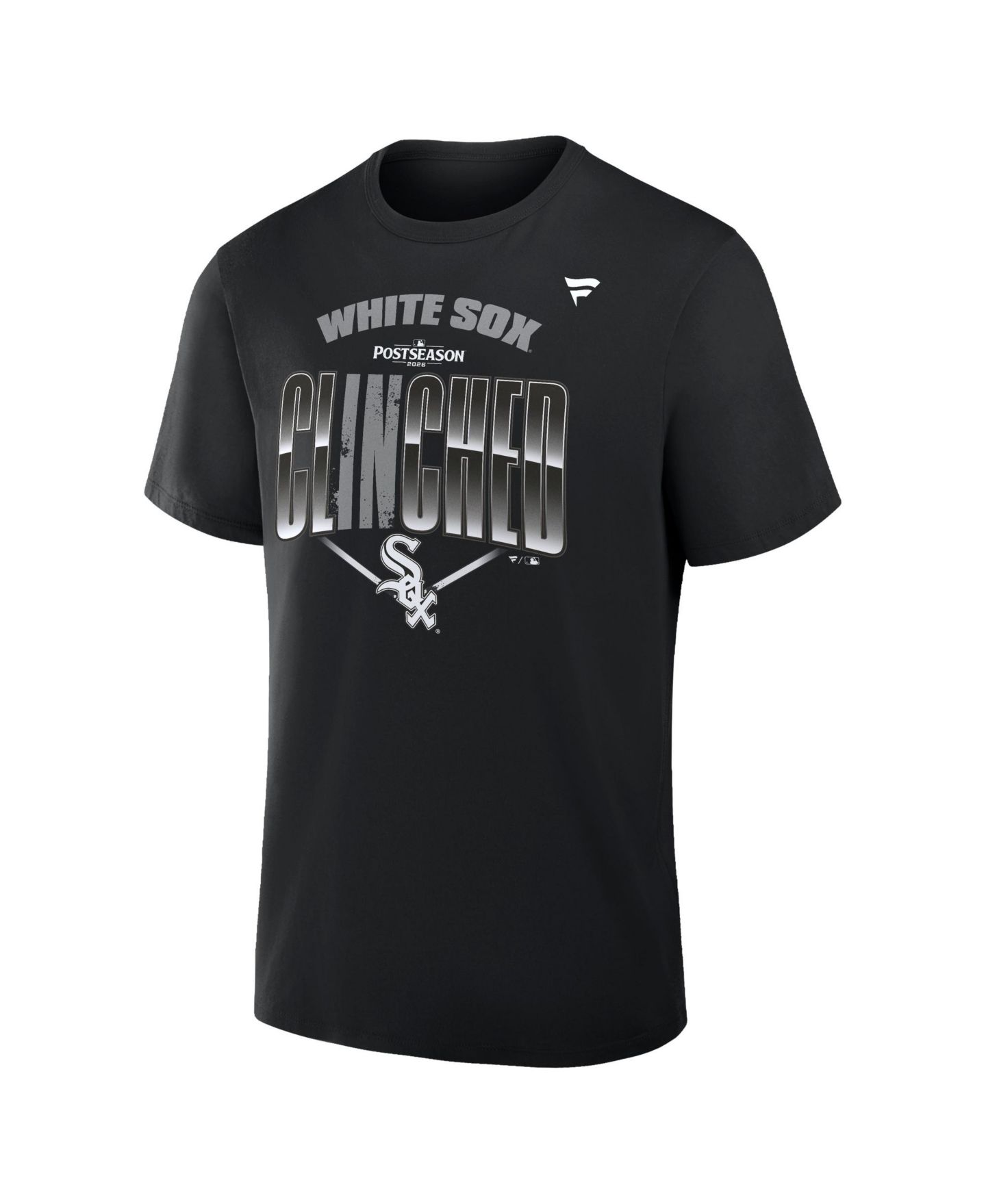 Мужская футболка Fanatics Black Chicago White Sox 2026 MLB Postseason Locker Room — фото 3