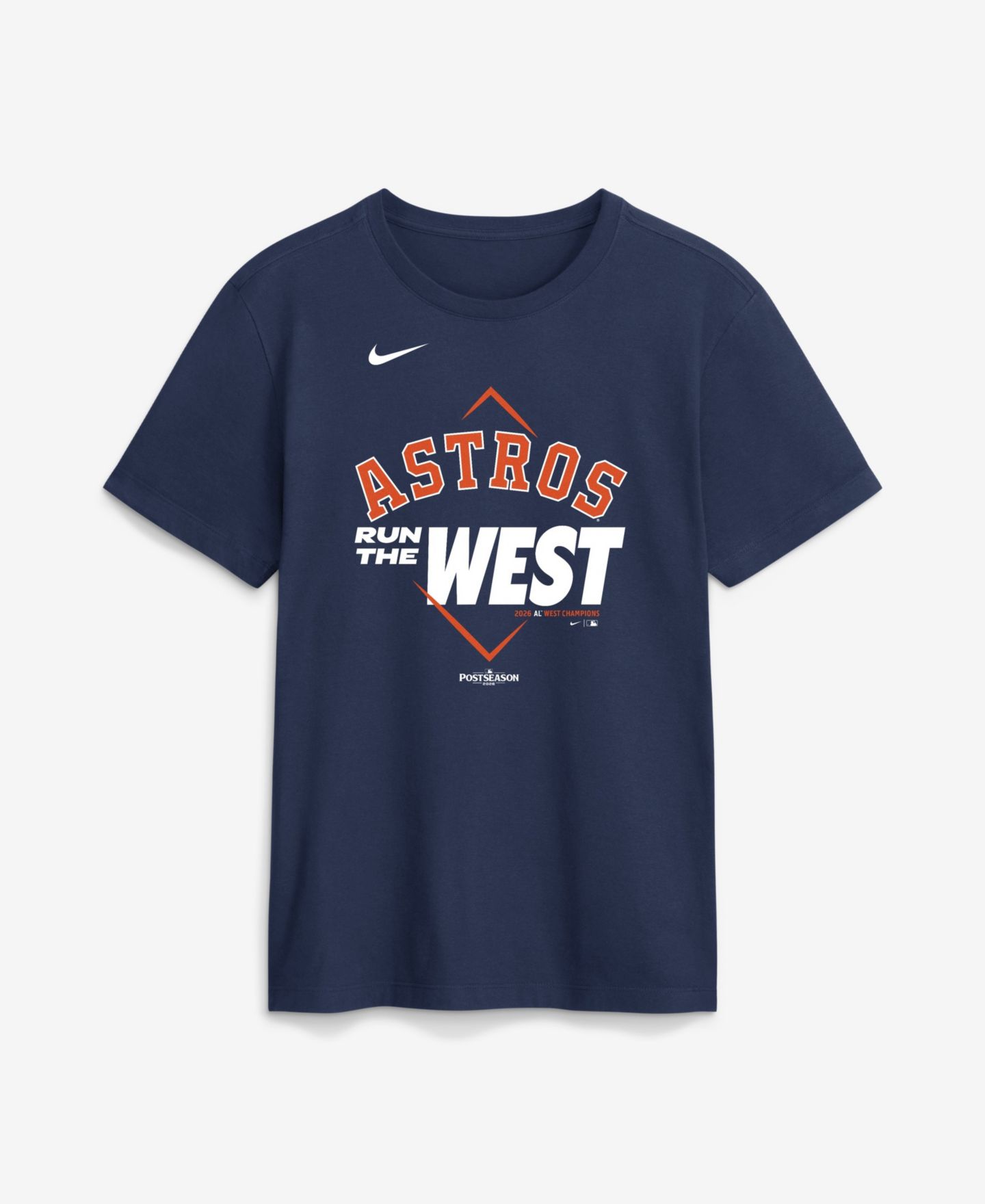 Мужская футболка Nike Navy Houston Astros 2026 AL West Division Champions — фото 1