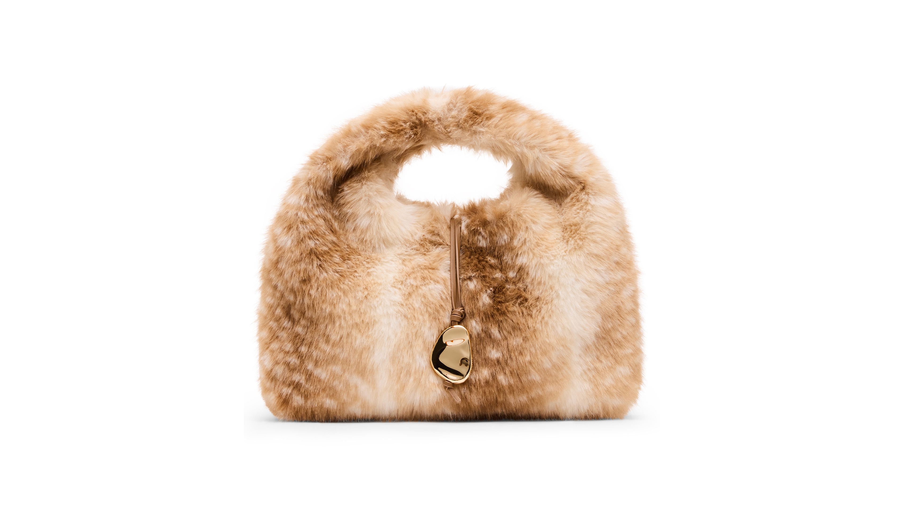 Steve Madden Helga Mini Top Handle Faux Fur Tote