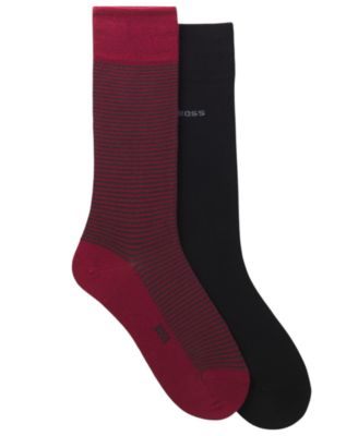 Men's Striped Crew Socks, 2-Pack