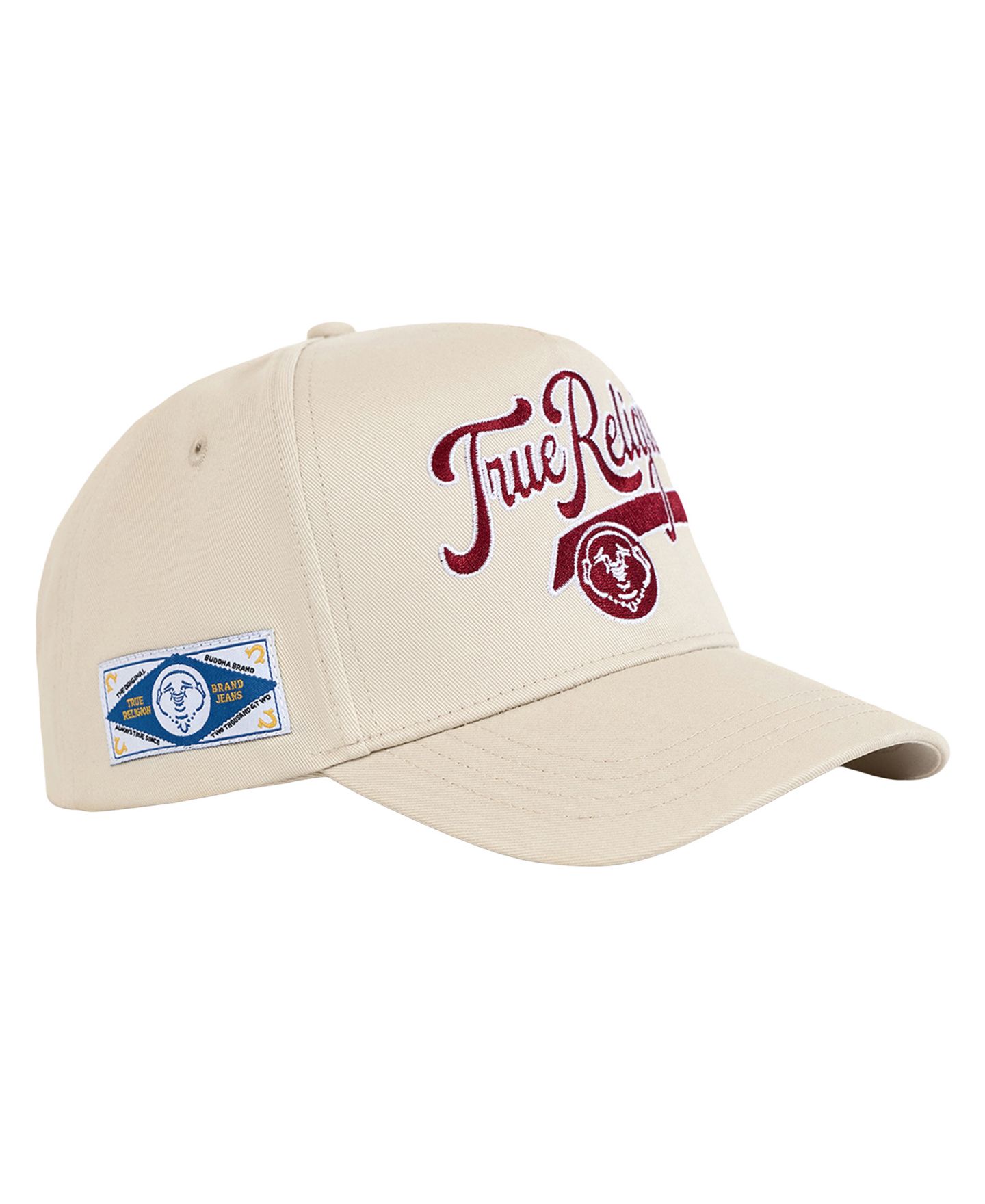 Мужская кепка True Religion Retro Snapback Hat, цвет: Зимний белый — фото 4
