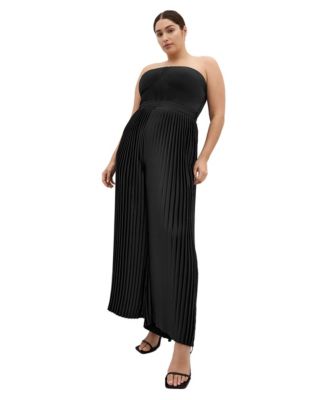 Women's Palazzo Pleat Jumpsuit