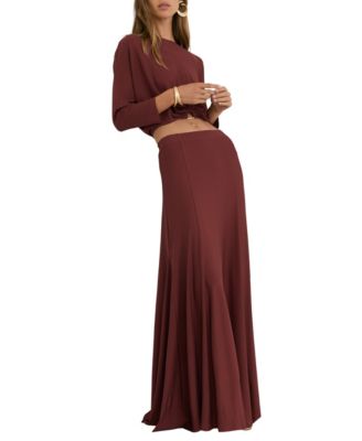 Women's A-Line Maxi Skirt