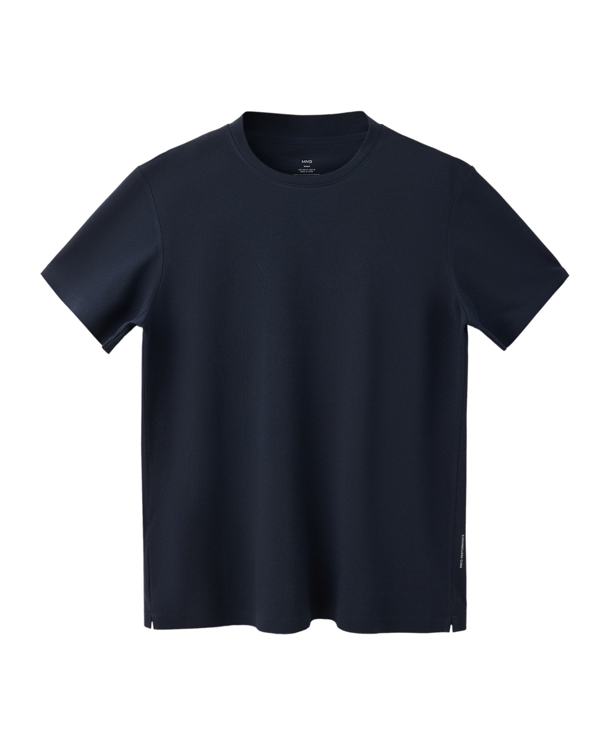 Mango Men's Wouter Crewneck Short-Sleeve T-Shirt - Navy