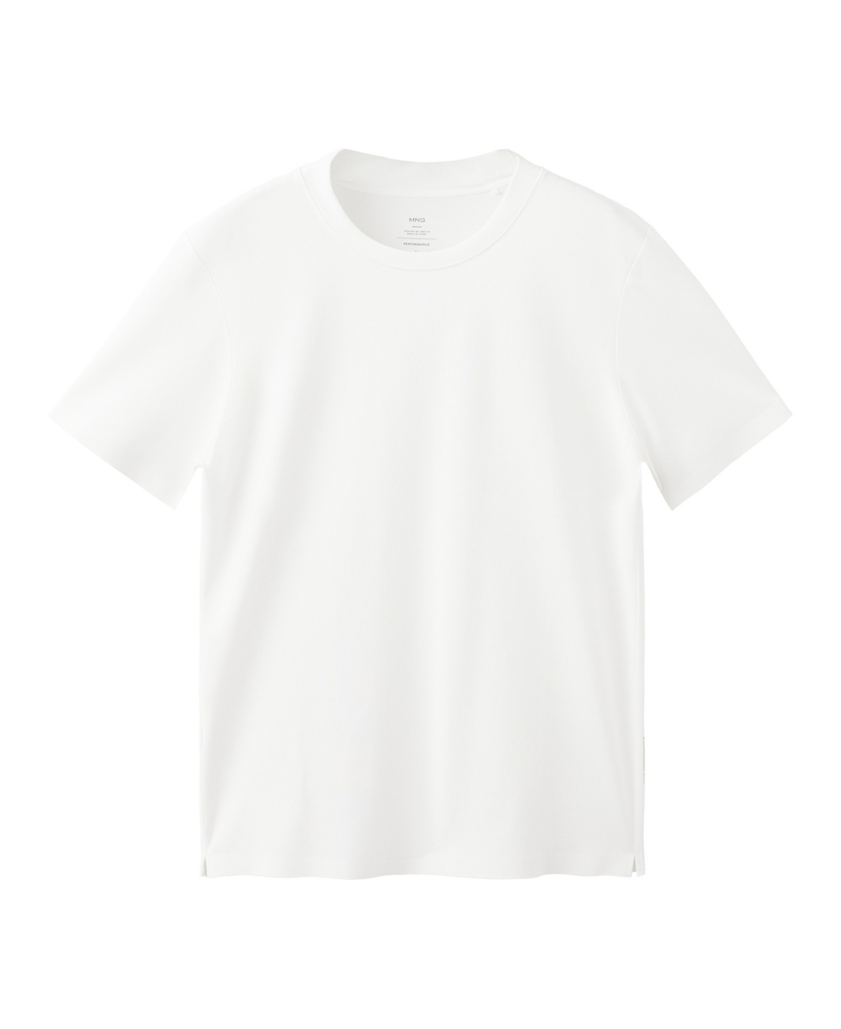 Mango Men's Wouter Crewneck Short-Sleeve T-Shirt - Off White
