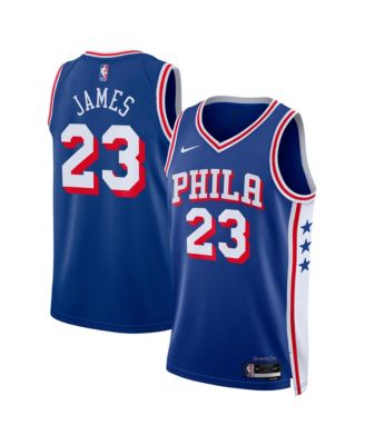 Men's and Women's LeBron James Royal Philadelphia 76ers Swingman Icon Edition Jersey