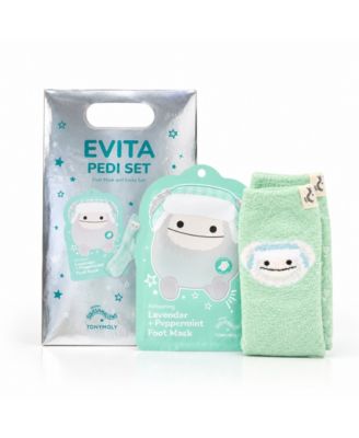 2-Piece Squishmallows Evita Pedi Mask and Socks Set