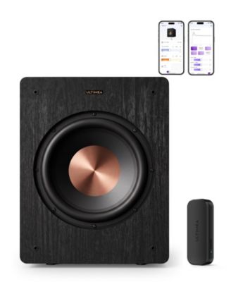SUB-12 12" Powered Subwoofer with Wireless Subwoofer Adapter, 900W, 18Hz Low Frequency, Class-D, App Control, XLR/RCA/Speaker-Level In/Out