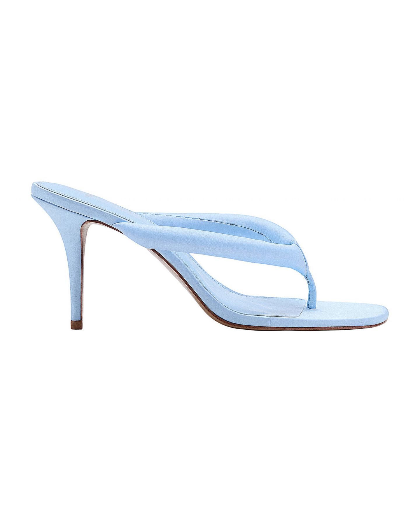 Женские сандалии Mango Padded Strap Stiletto Heel, цвет: Синий — фото 1