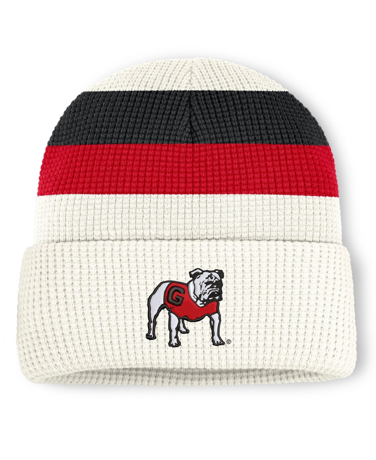 Nike Men's and Women's White Georgia Bulldogs Legacy Letter Cuffed Knit Hat - White