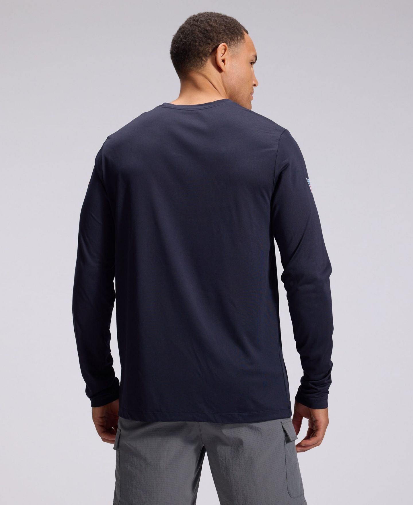 Мужская футболка Nike Navy Miami Dolphins Rivalries Collection Sideline Legend Long-Sleeve — фото 3