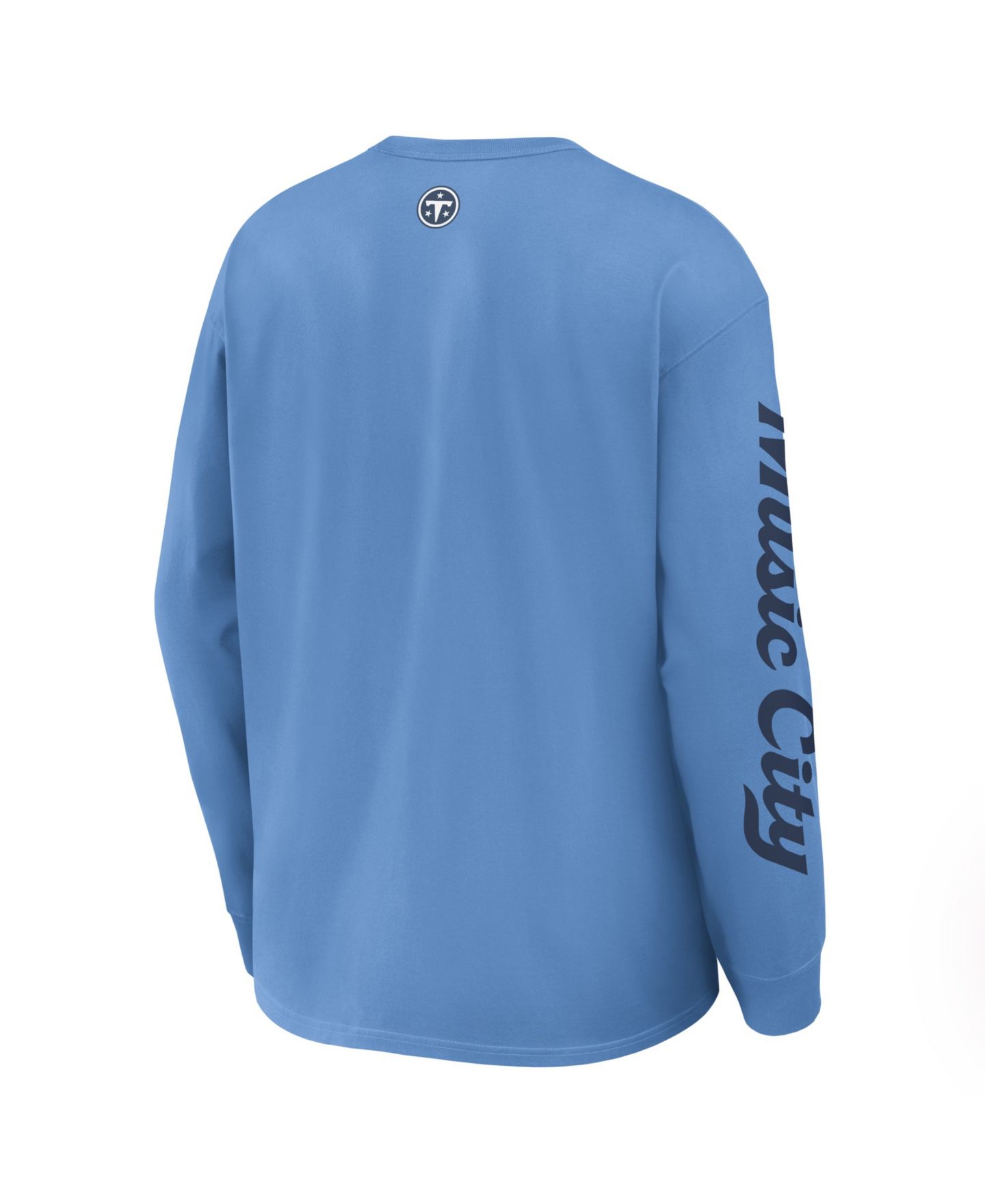 Мужская футболка Nike Light Blue Tennessee Titans 2026 Rivalries Collection Max90 Long-Sleeve — фото 4