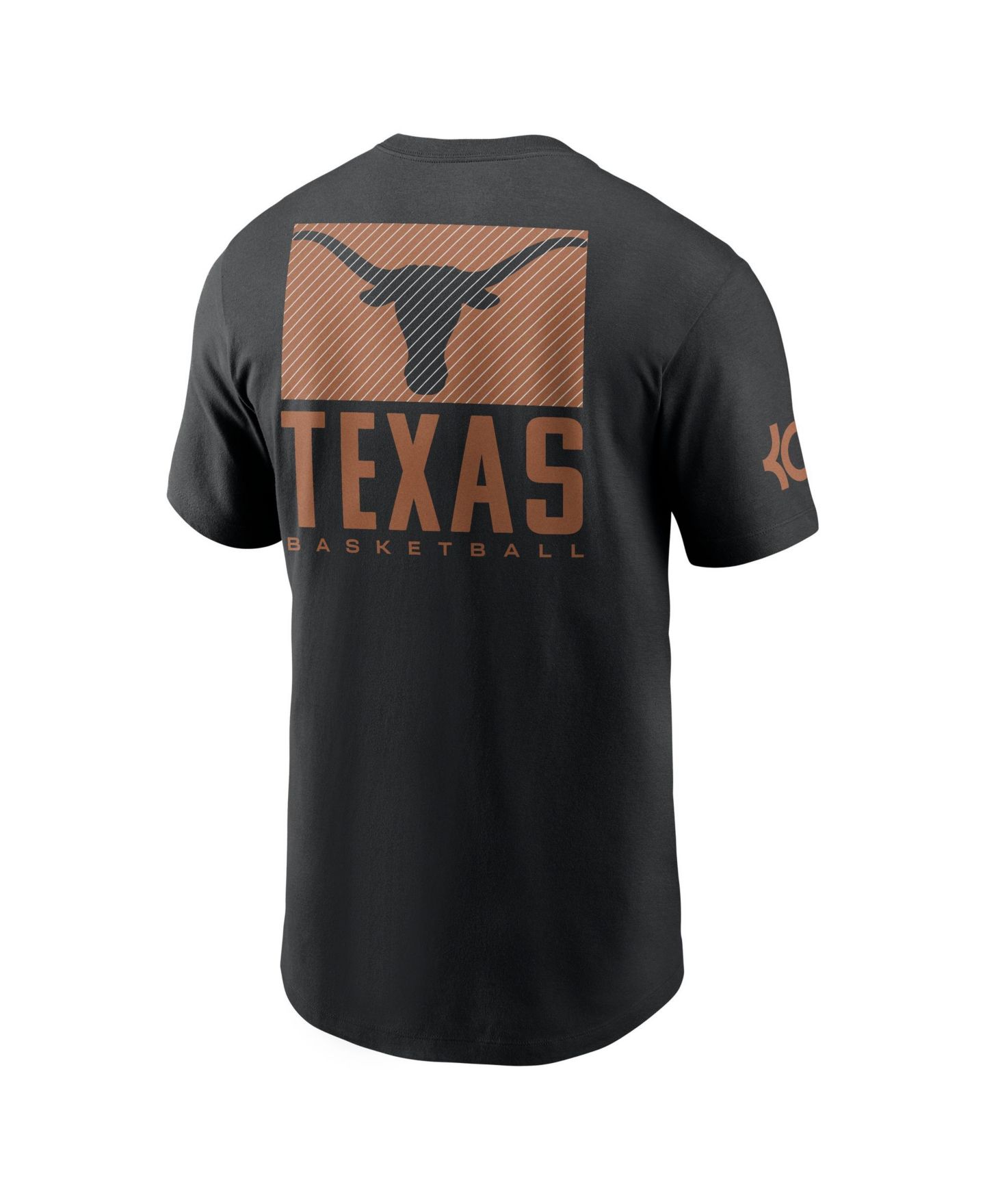 Мужская футболка Nike Black Texas Longhorns Courtside Dri-FIT — фото 5
