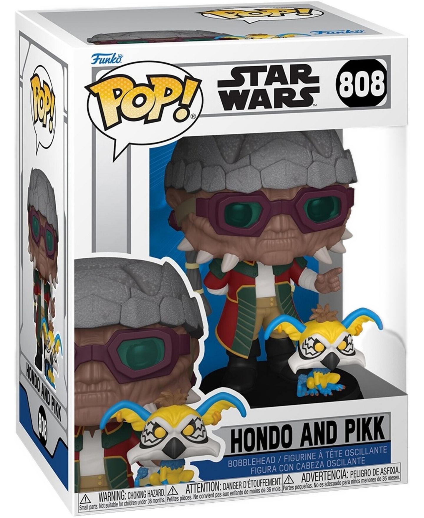 Детские фигурки Funko Pop! Star Wars: Clone Wars - Hondo and Pikk 3.5" 2-Piece Collectible Vinyl, от 3 лет, цвет: Разноцветный — фото 2