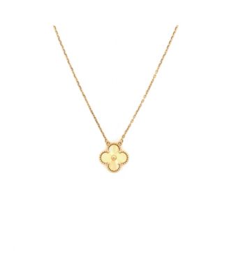 Pre-Owned Van Cleef and Arpels Vintage Alhambra Pendant Necklace