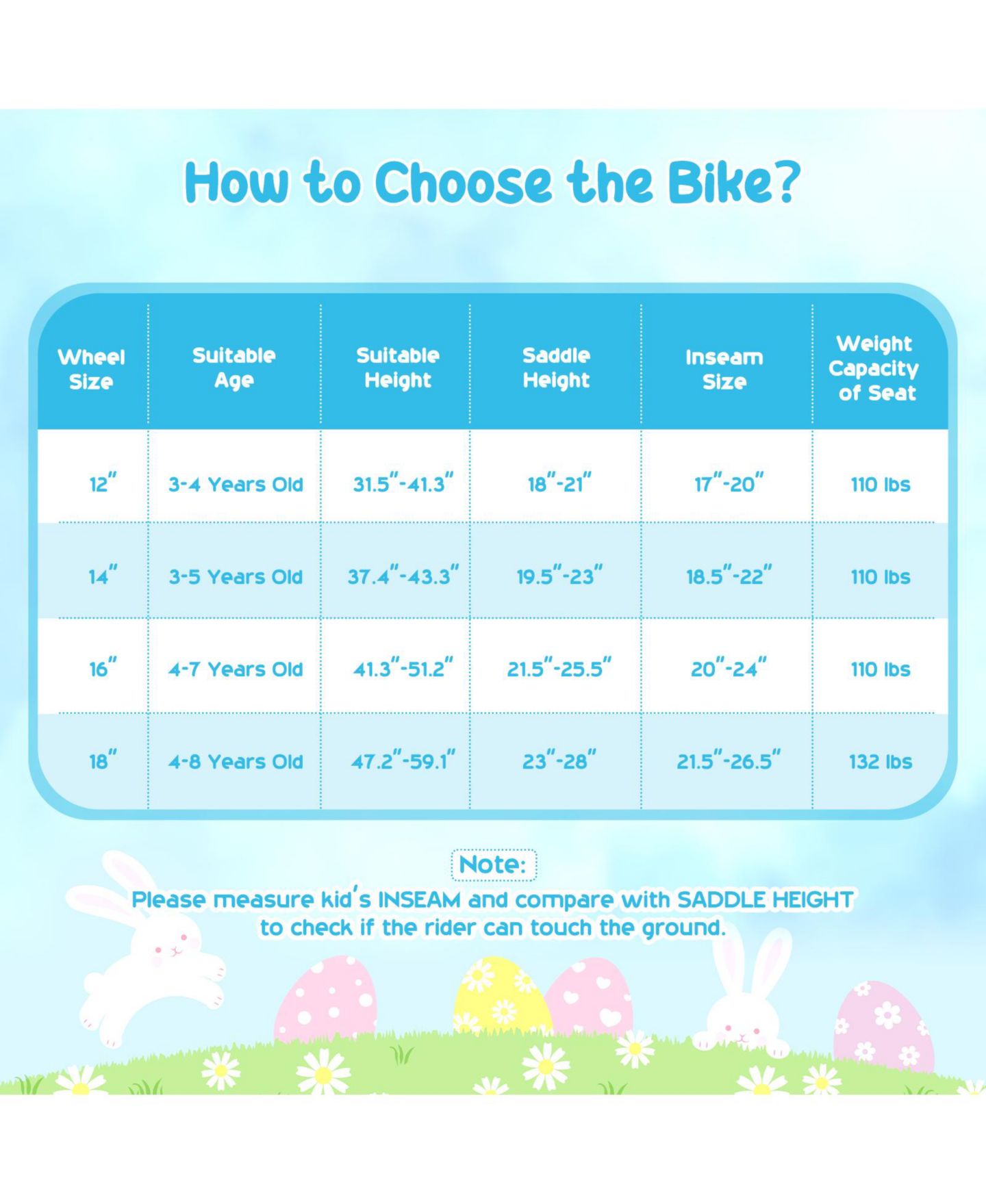 Детские игрушки Costway Girls 18" Bike with Front Bag, Training Wheels, 4–8 лет, цвет: Синий — фото 3