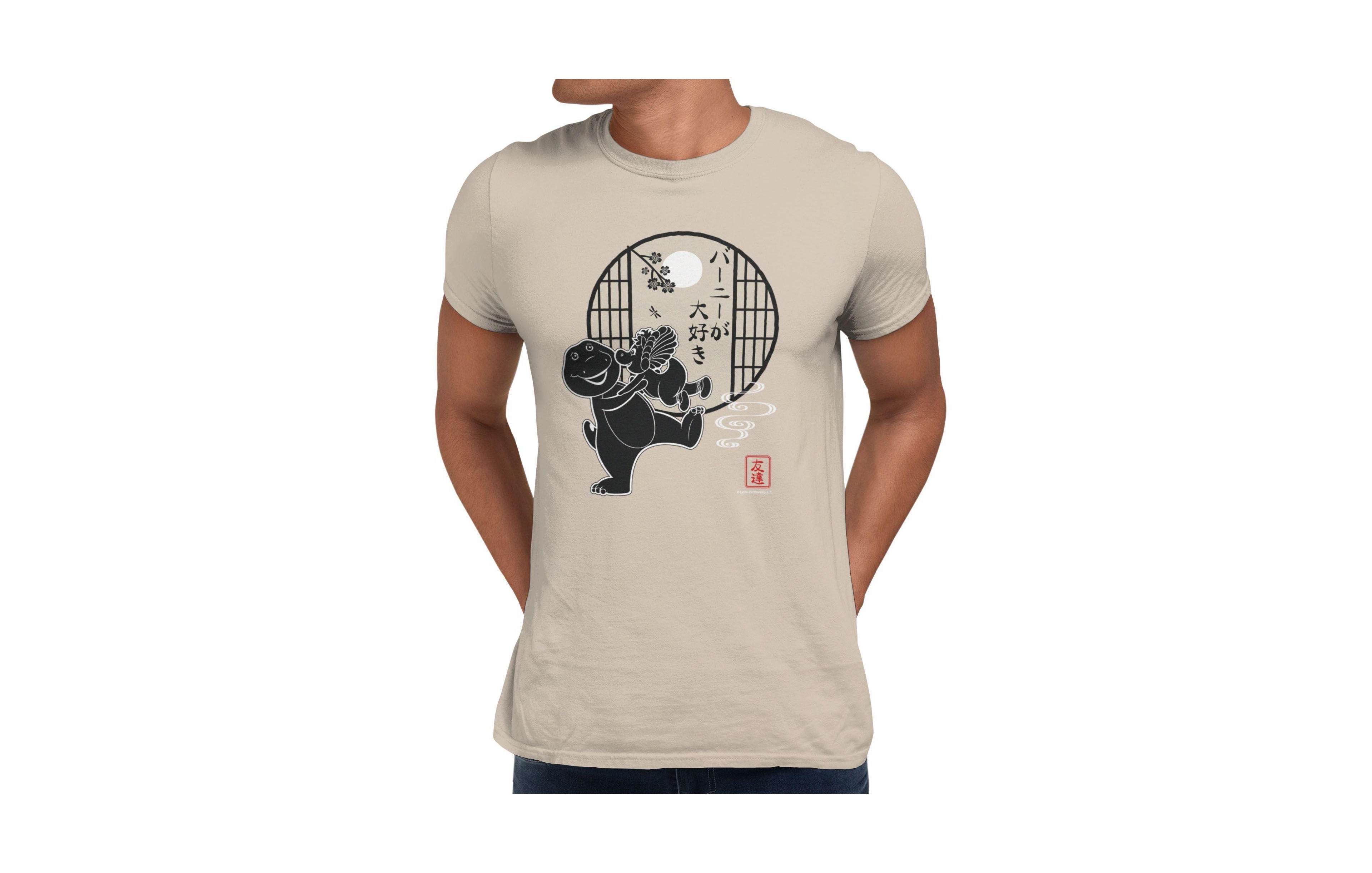 Barney Men's Graphic Crewneck T-Shirt