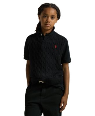 Boys' 8-20 Cable-Knit Sweater Vest
