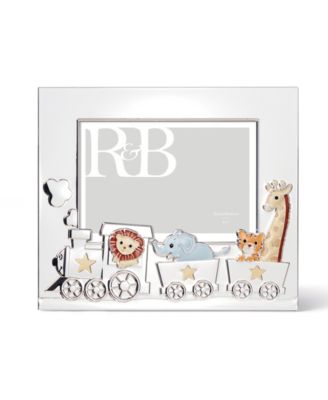 Animal Train Silverplate 5x7 Photo Frame