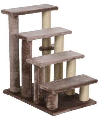 Indoor Cat Tower with Flannel Scratching Posts