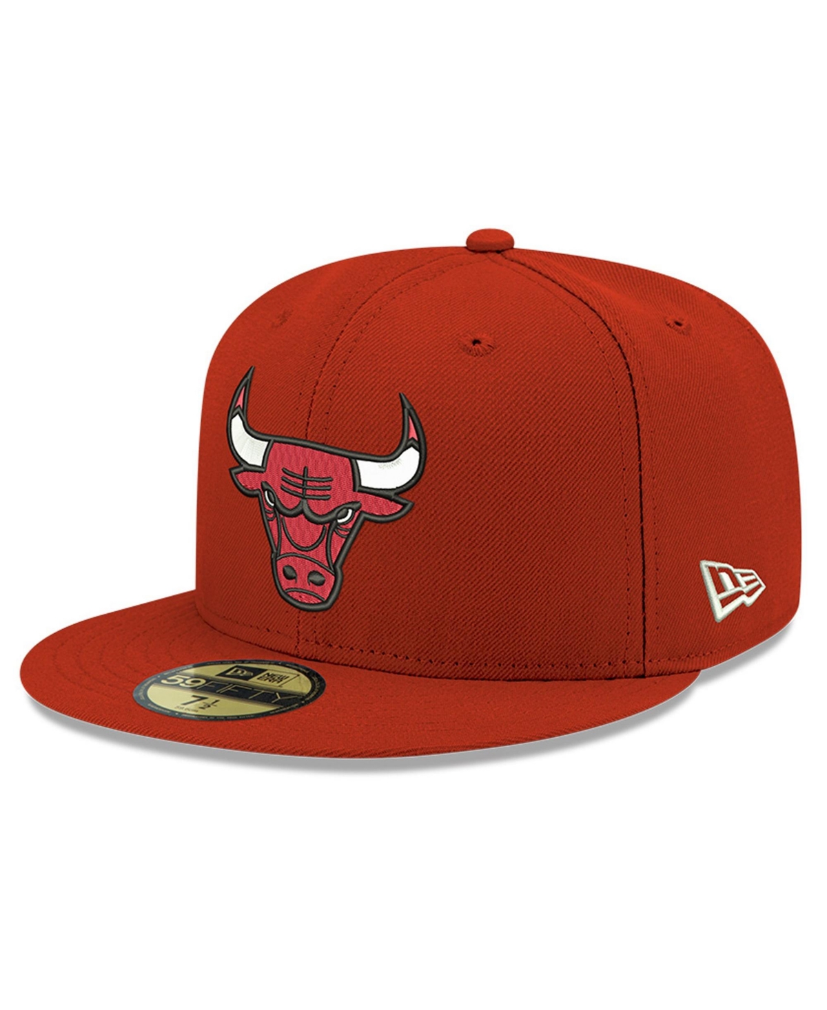 New Era Men's Red Chicago Bulls Team 59FIFTY Fitted Hat - Red