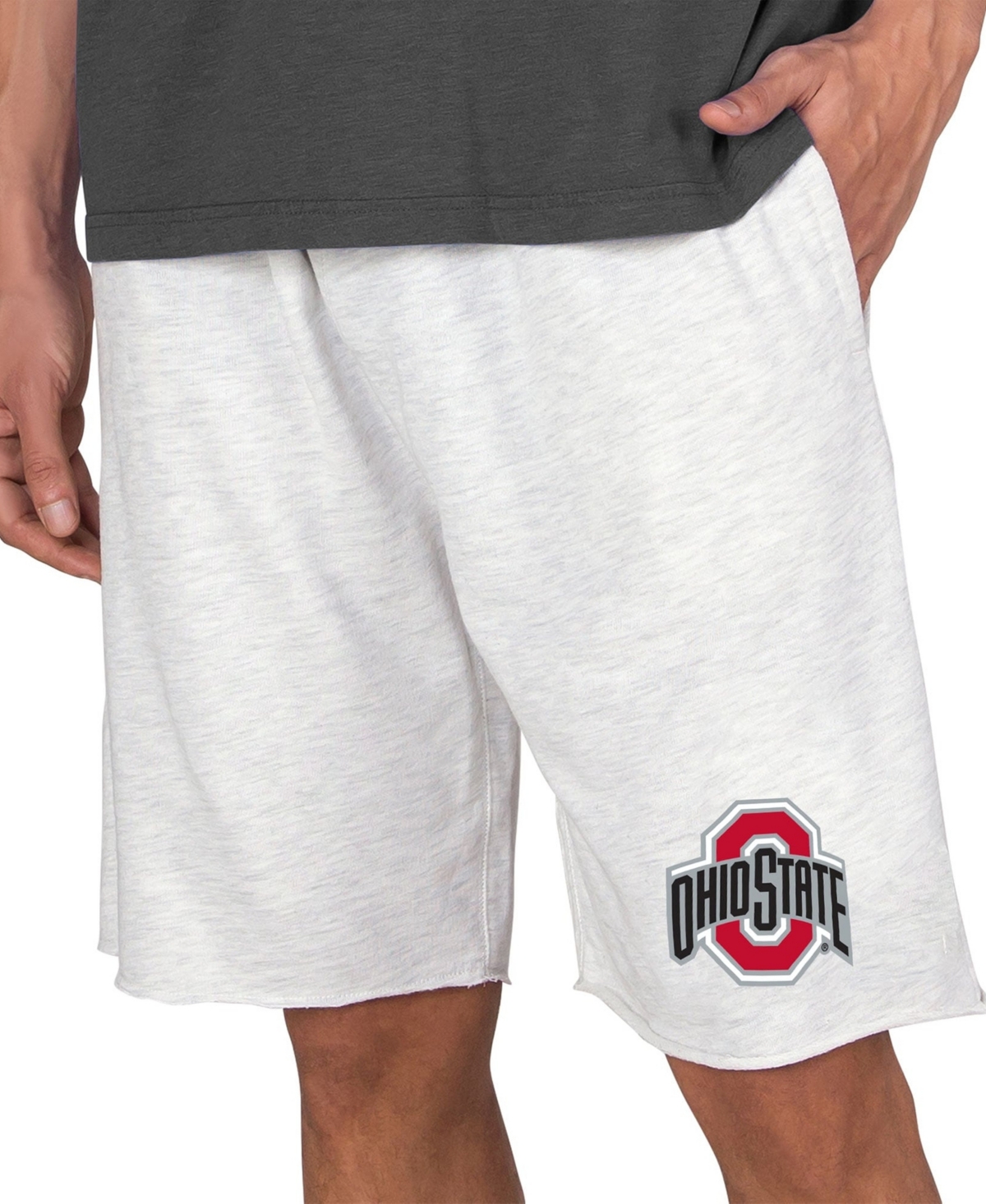 Concepts Sport Men's Oatmeal Ohio State Buckeyes Mainstream Tri-Blend Shorts - Oatmeal