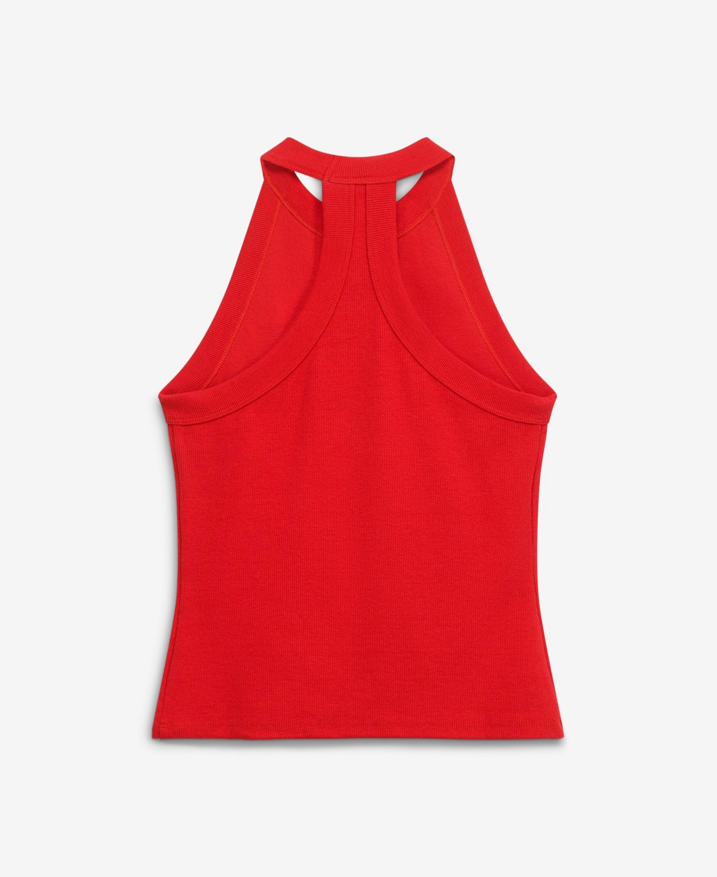 Женский топ ZooZatz Red Georgia Bulldogs Tri-Blend Racerback Ribbed — фото 2