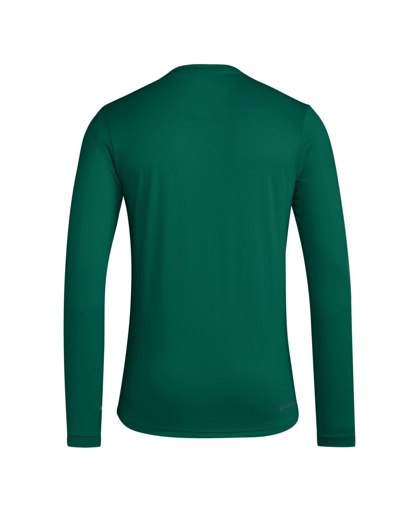Мужская футболка adidas Green Miami Hurricanes On-Court Pregame Long-Sleeve — фото 3