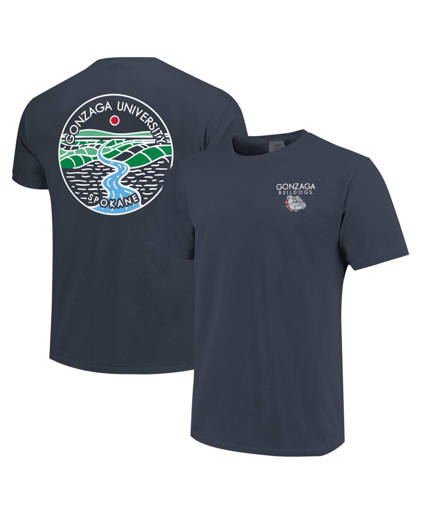 Футболка Image One Navy Gonzaga Bulldogs Scenic Comfort Colors — фото 1