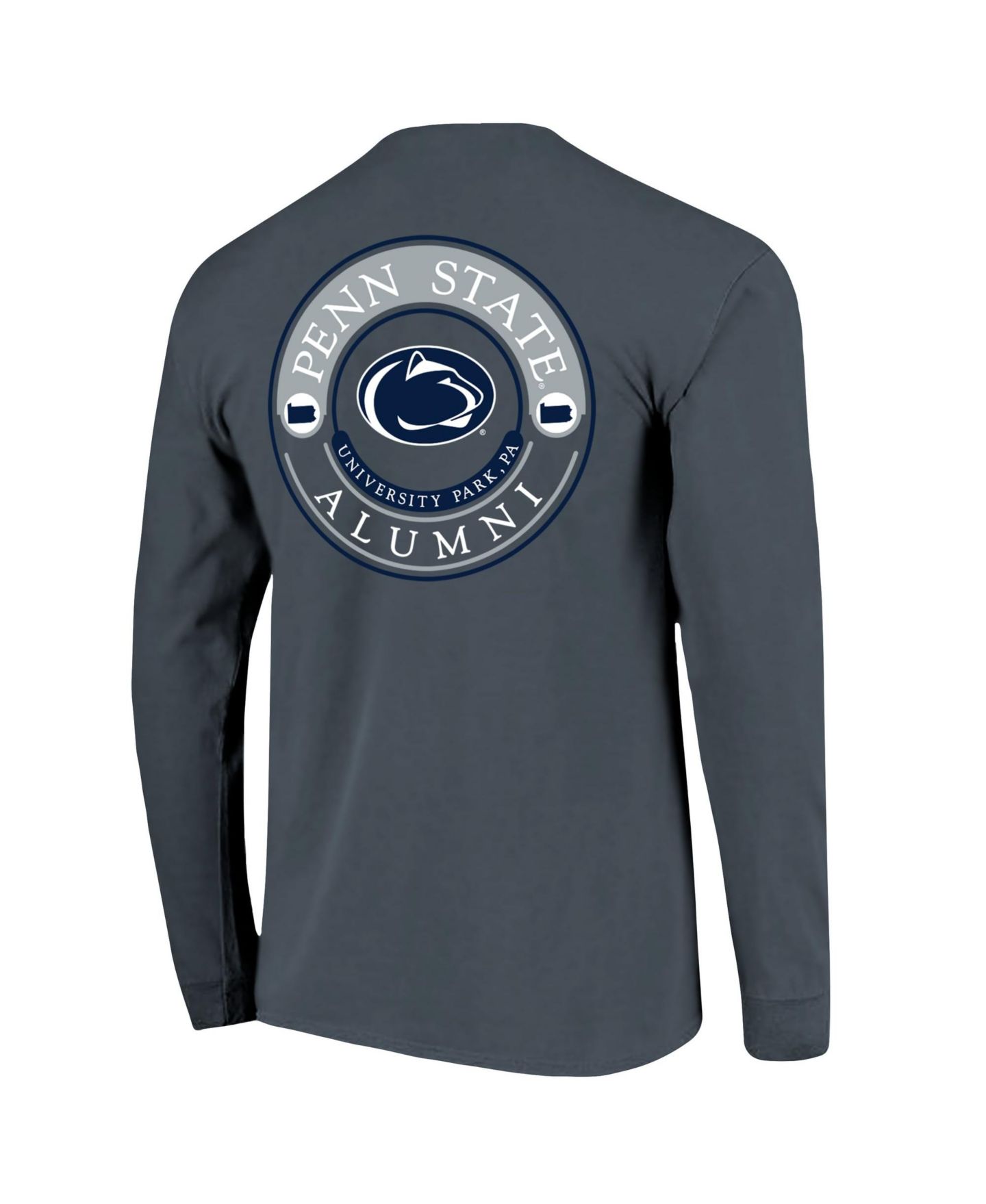 Мужская футболка Image One Navy Penn State Nittany Lions Circle Seal Alumni Long-Sleeve — фото 3