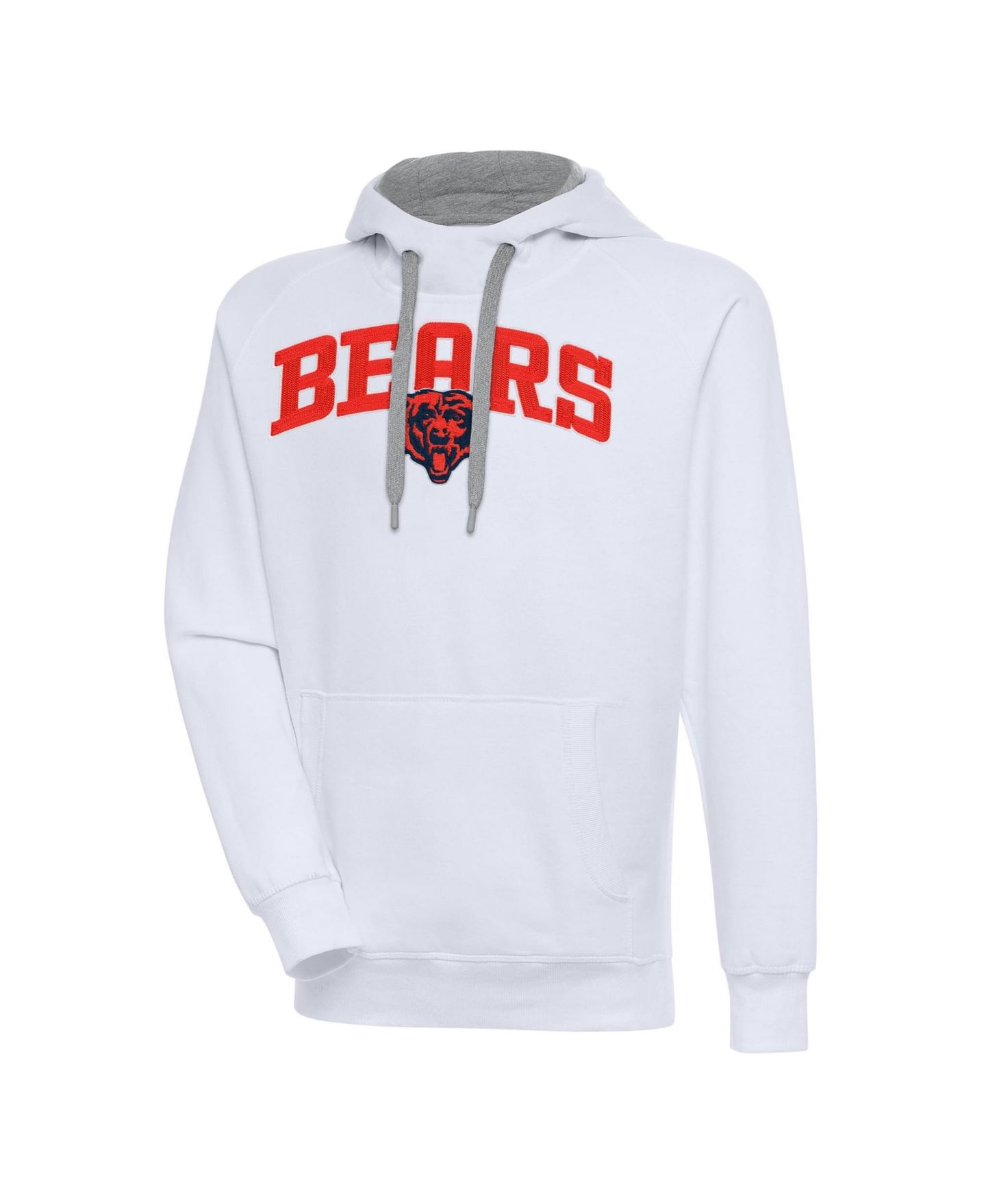 Мужское худи Antigua White Chicago Bears Victory Pullover — фото 1