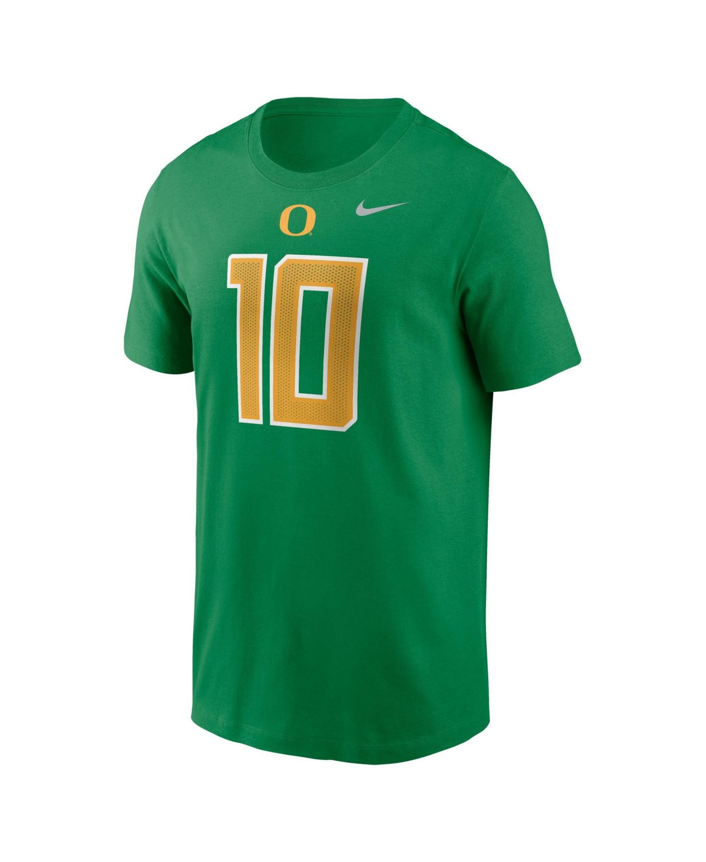 Мужская футболка Nike Justin Herbert Green Oregon Ducks Name & Number — фото 2