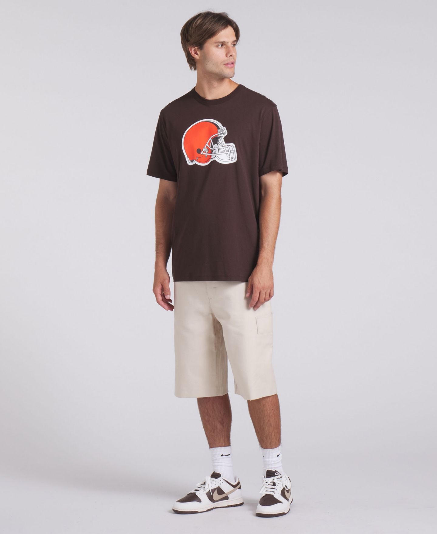 Мужская футболка Fanatics Brown Cleveland Browns Field Goal Legacy — фото 5