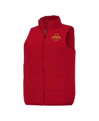 Women's Red Iowa State Cyclones Experience Full-Zip Vest
