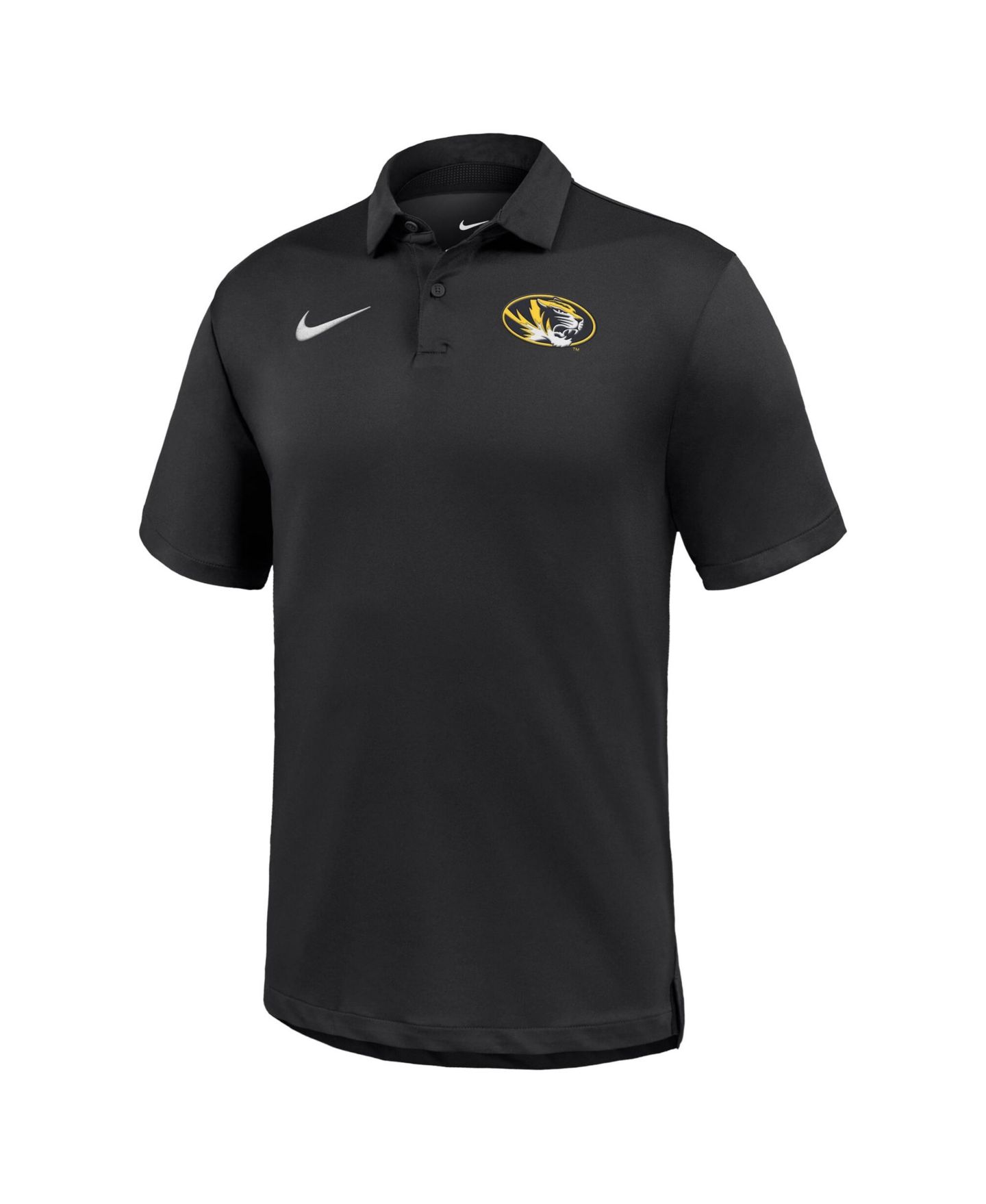 Мужское поло Nike Black Missouri Tigers Dri-FIT Tour Polo — фото 2