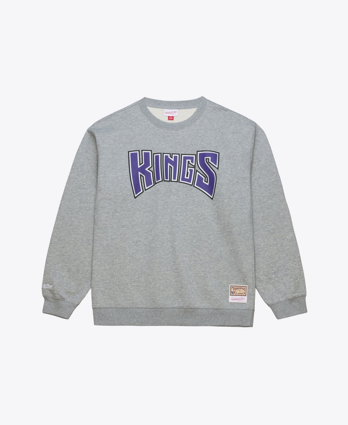 Mitchell & Ness Men's Mitchell Ness Heather Gray Sacramento Kings Walk-Off Fleece Sweatshirt - Heather Gray
