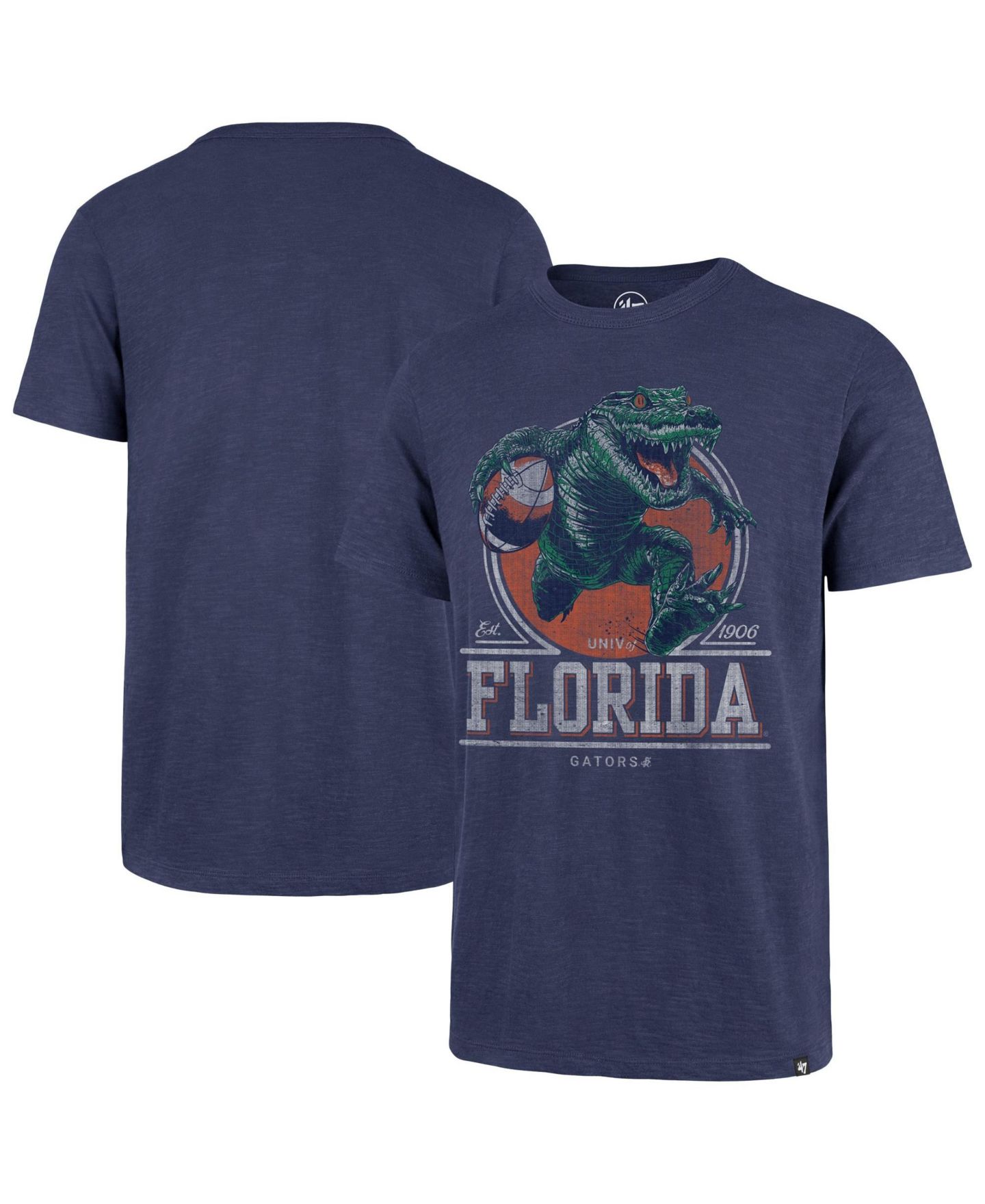 Мужская футболка '47 Brand Royal Florida Gators Emblem Mark Scrum — фото 1