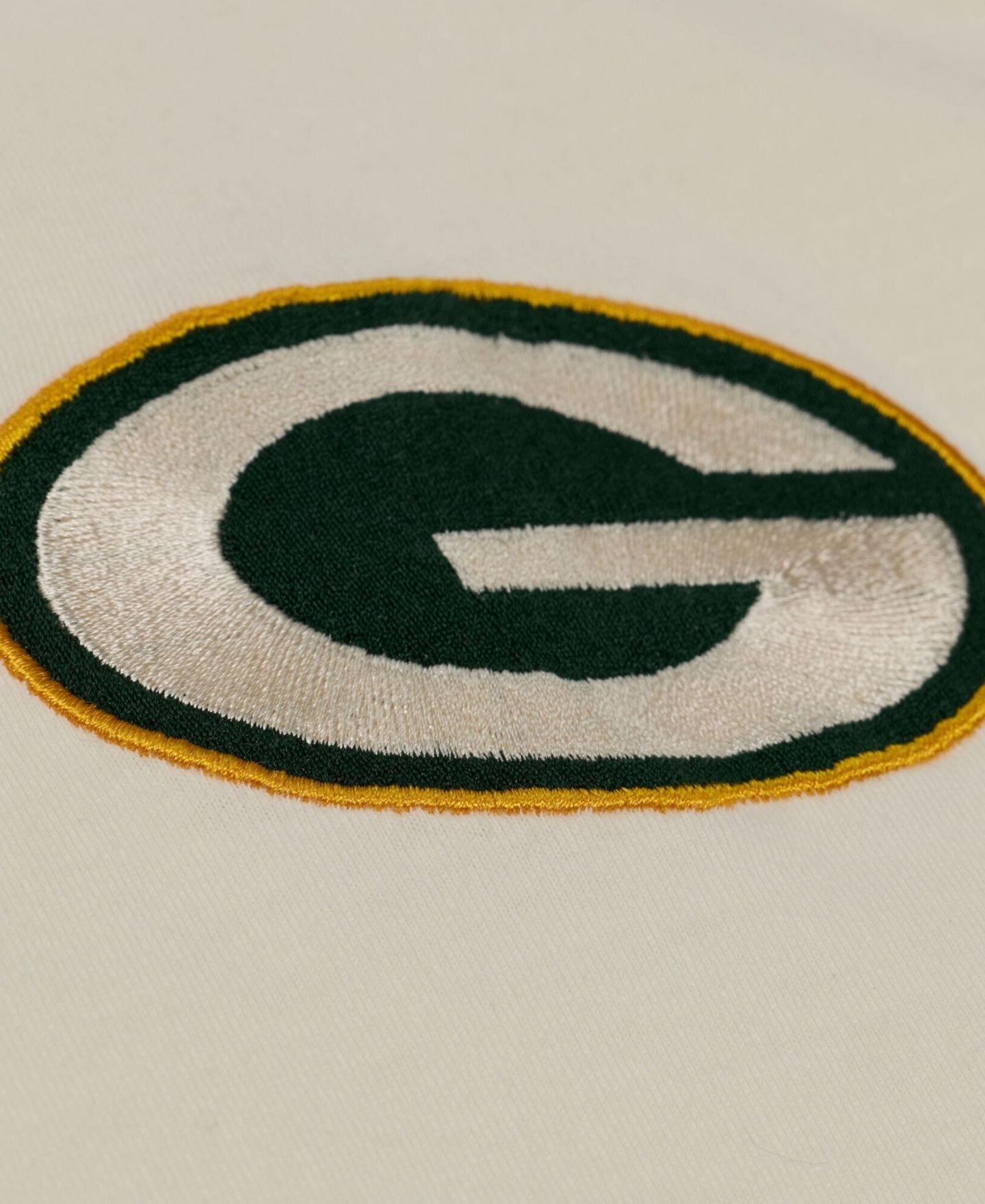 Мужская футболка Mitchell & Ness Mitchell Ness Cream Green Bay Packers Oversized Heritage Hues — фото 4