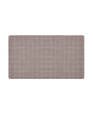 Windowpane Check Kitchen Wellness Mat, 18" x 32"