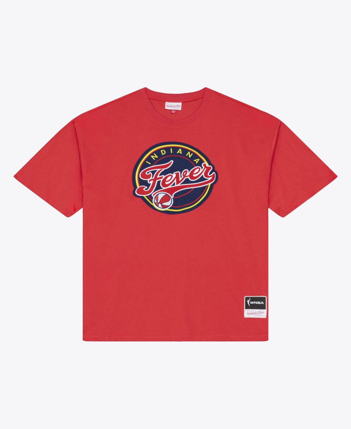 Mitchell & Ness Men's Mitchell Ness Red Indiana Fever Logo Boxy T-Shirt - Red