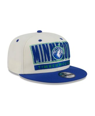 Big Boys' and Girls' Cream/Blue Minnesota Timberwolves Classic 9FIFTY Snapback Hat
