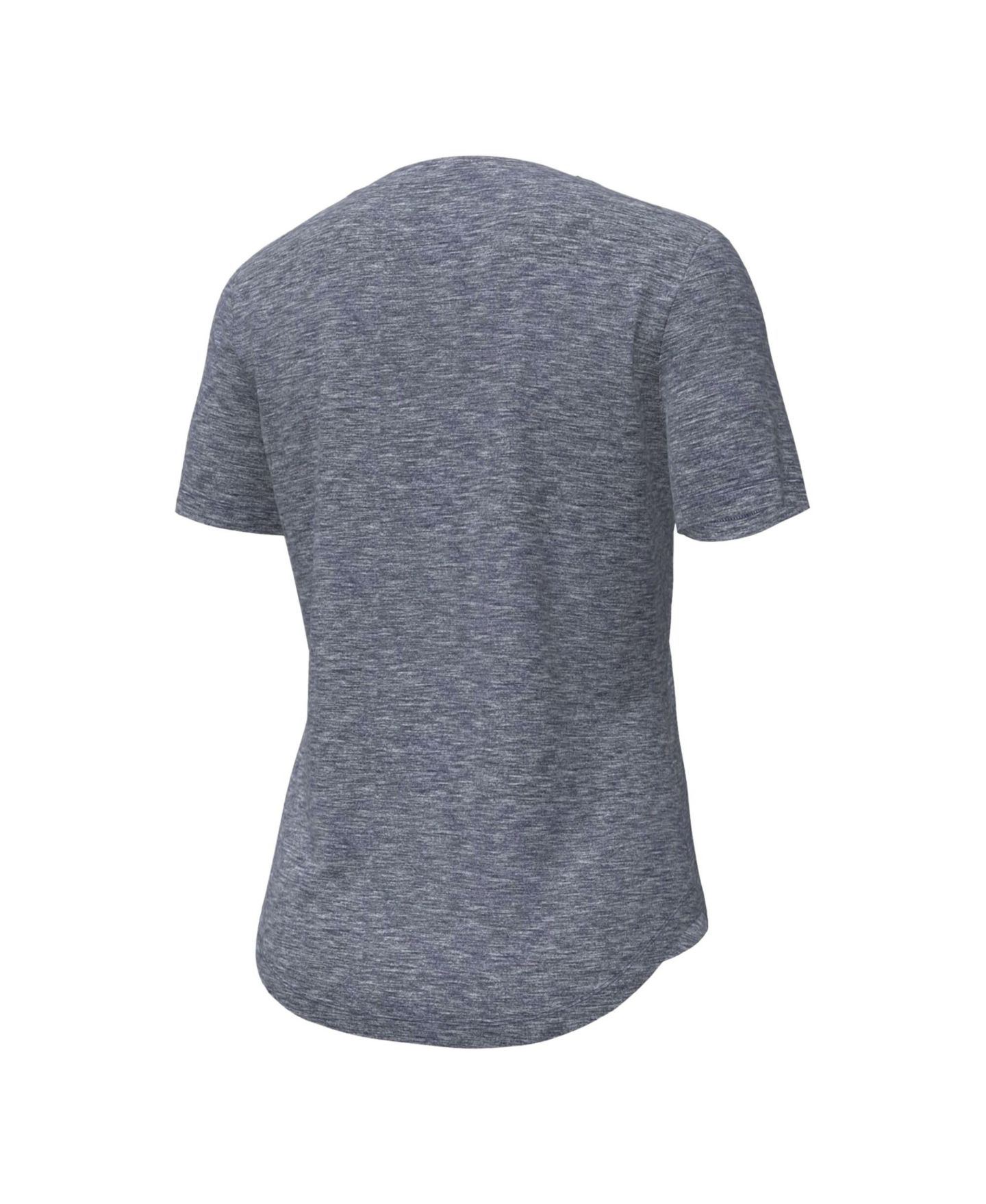 Женская футболка Under Armour Navy Notre Dame Fighting Irish Breezy V-Neck — фото 3
