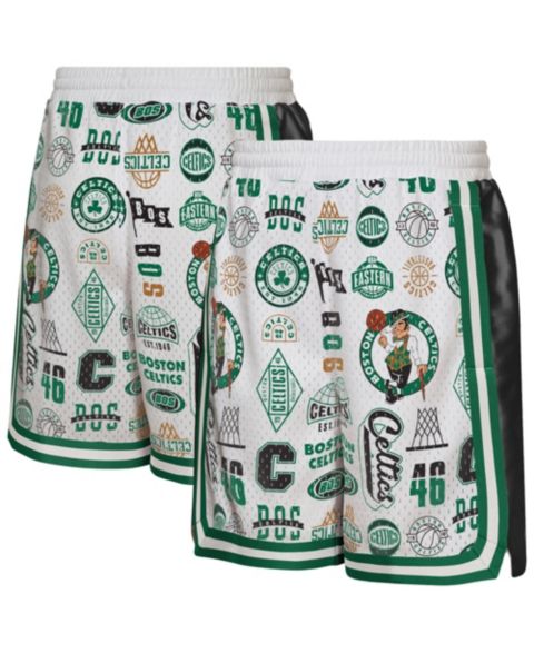 Детские шорты Outerstuff White Boston Celtics Ball Hog Dazzle Basketball