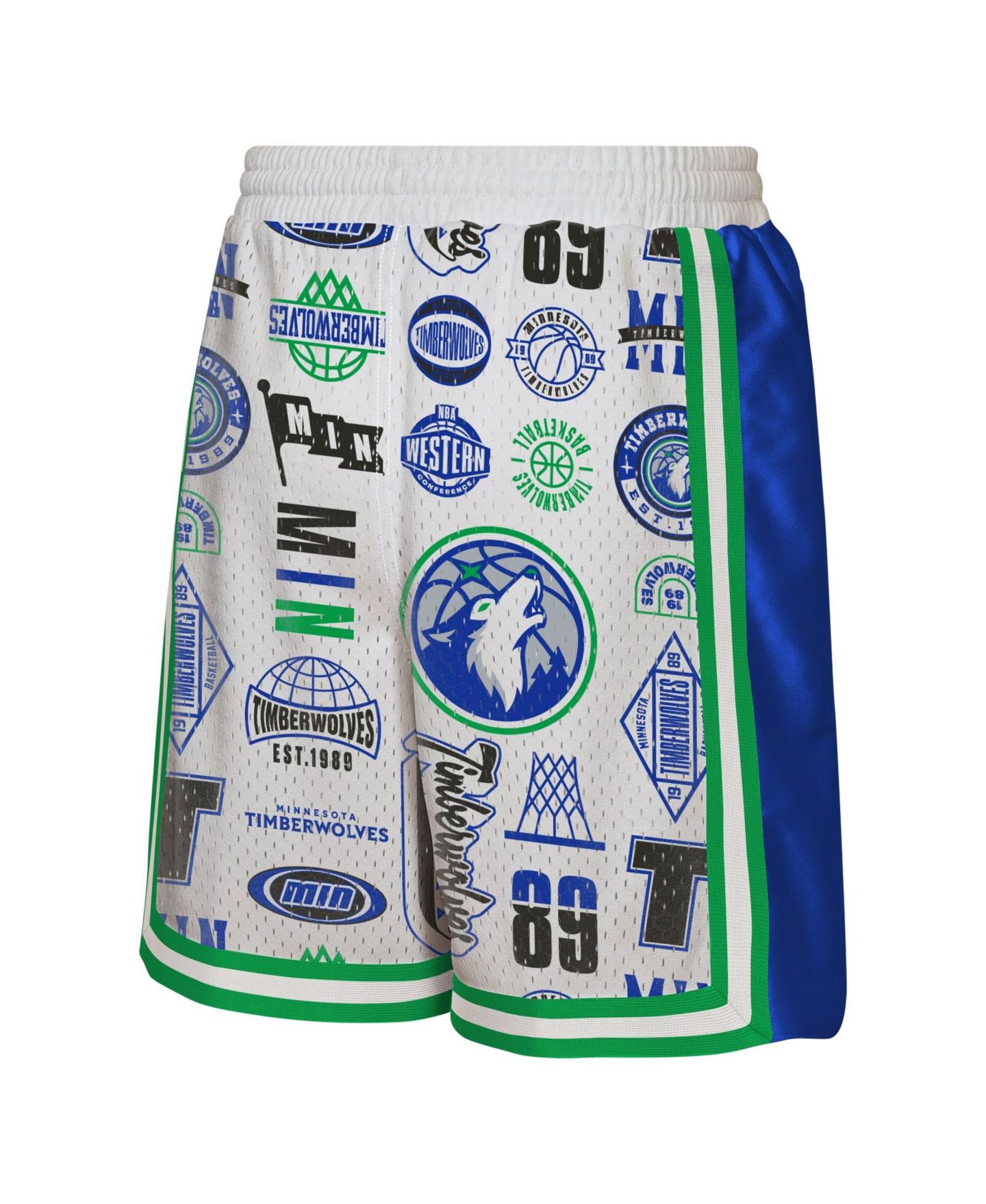 Детские шорты Outerstuff White Minnesota Timberwolves Ball Hog Dazzle Basketball — фото 3