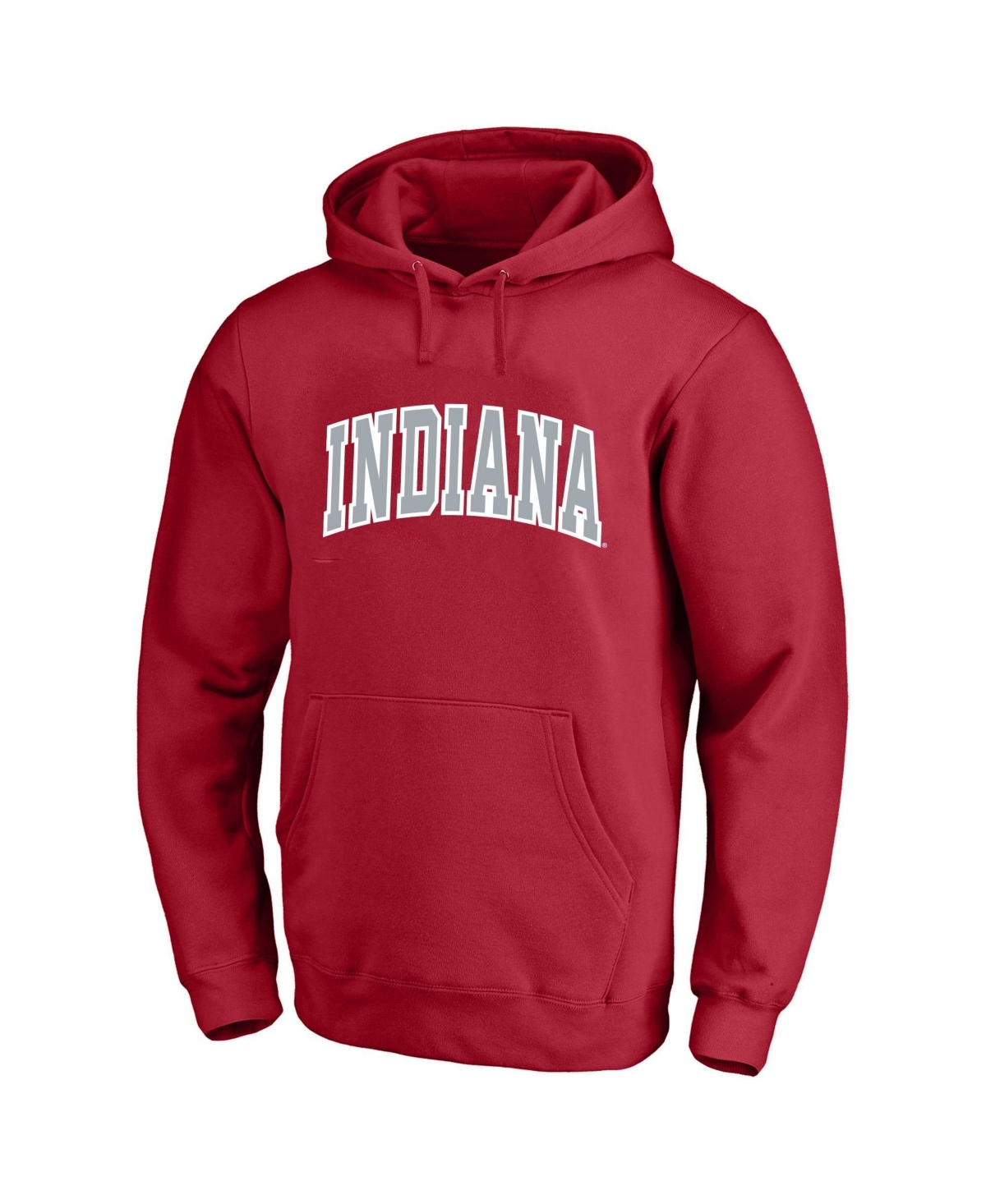Champion Men's Crimson Indiana Hoosiers Arch Over Tackle Twill Big Tall Hoodie - Crimson